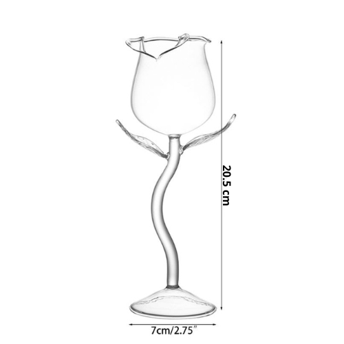 Rose Shaped Dessert Wine Glasses150ml