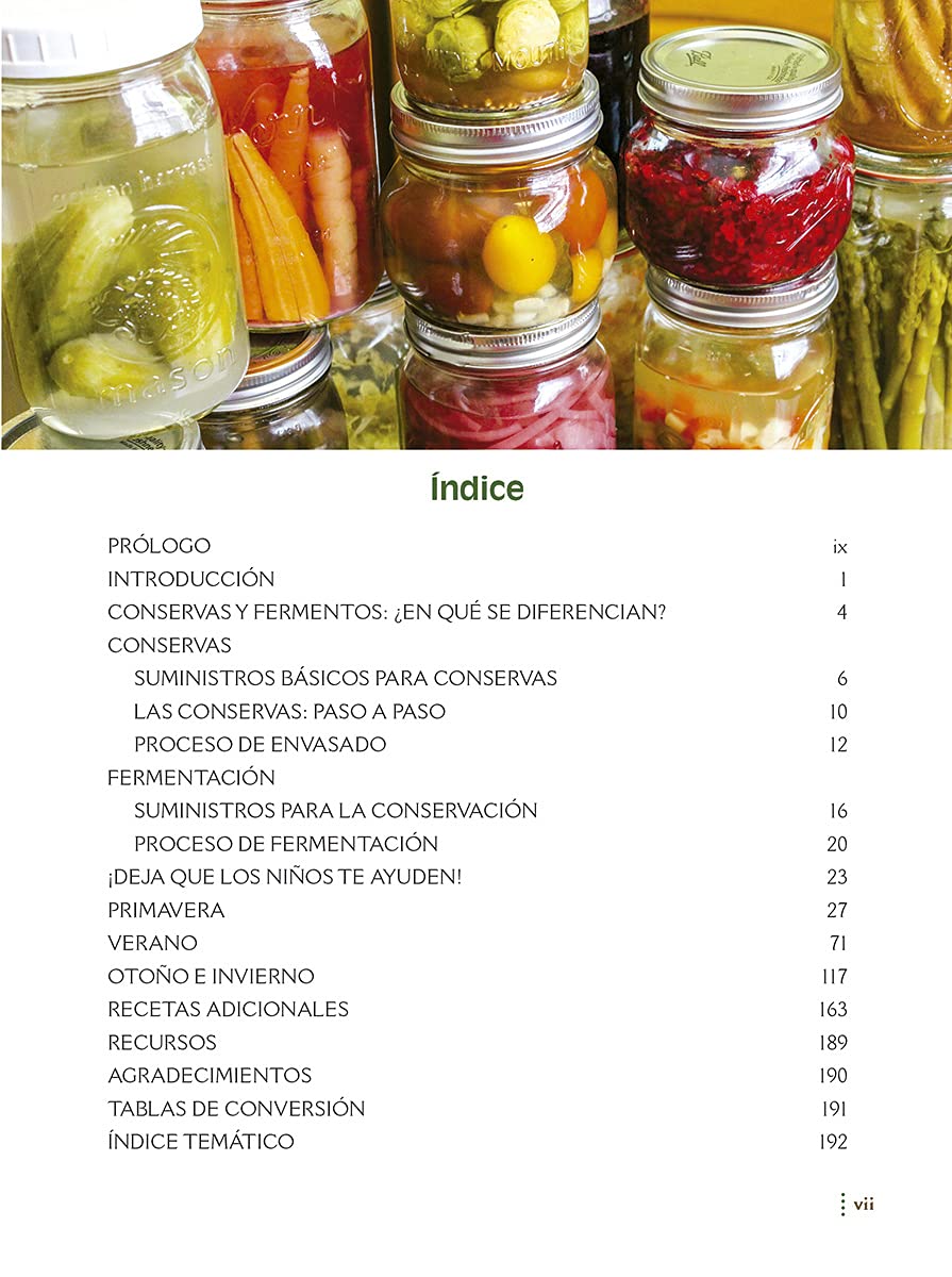 El libro de las conservas y los fermentos: Aprende a conservar y fermentar alimentos de temporada.