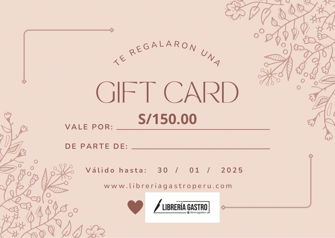 Gift Card digital, LIBRERIA GASTRO