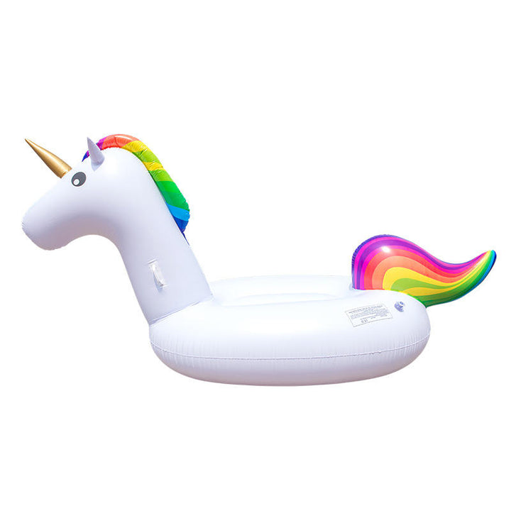 Posavaso flotante inflable de Unicornio, para bebidas.