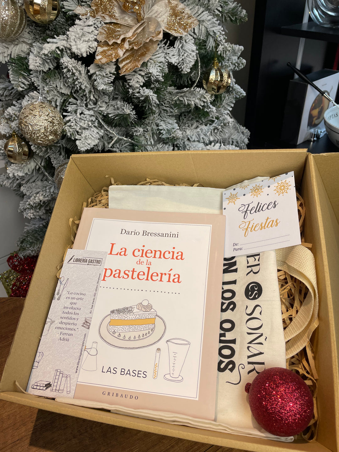 BOX LIBRO CIENCIA DE LA PASTELERIA + BOLSA BIODEGRADABLE TOCUYO