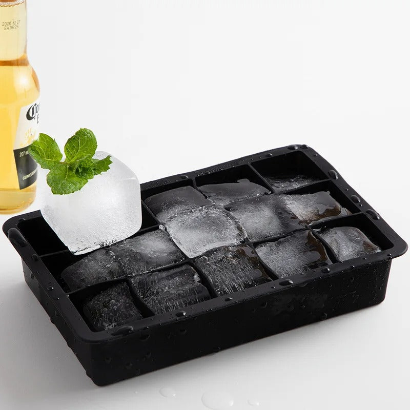 Bandeja de hielo de silicona de grado alimenticio, 6 cubos 4,8cm