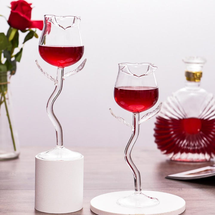 Rose Shaped Dessert Wine Glasses150ml