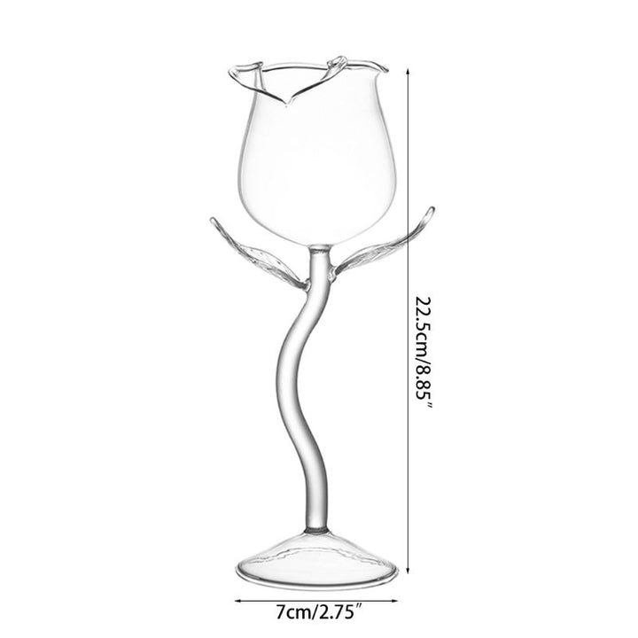 Rose Shaped Dessert Wine Glasses150ml