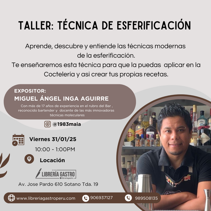 Taller: Técnica de Esferificación