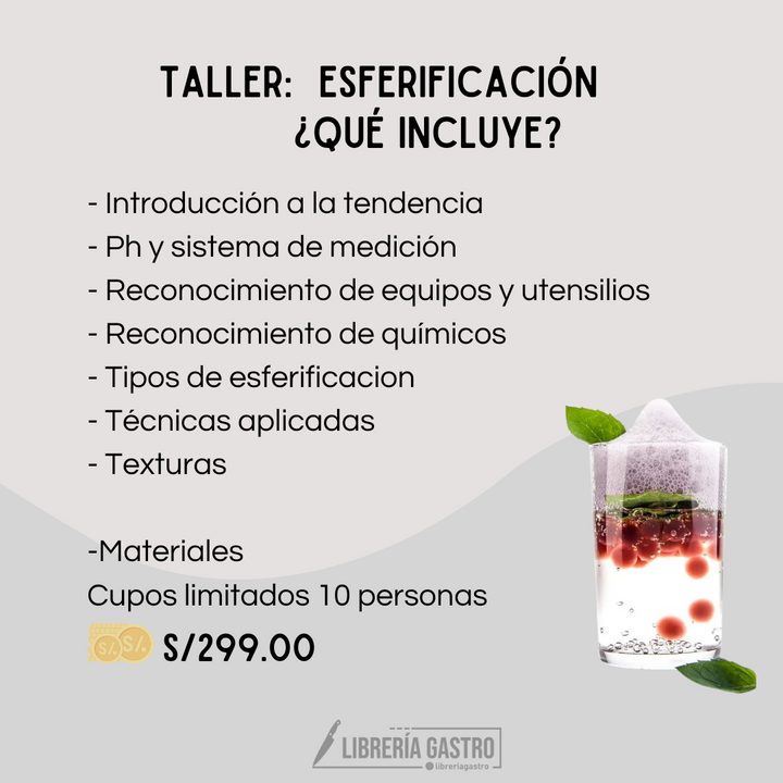 Taller: Técnica de Esferificación